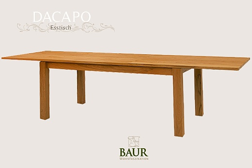 Dacapo solid wood table